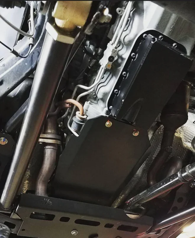 2007-2018 JKeep Wrangler K EVO LONG ARM COMPATIBLE TRANSCROSSMEMBER EXHAUST SKID, BLK FOR JK/JKU - Image 2