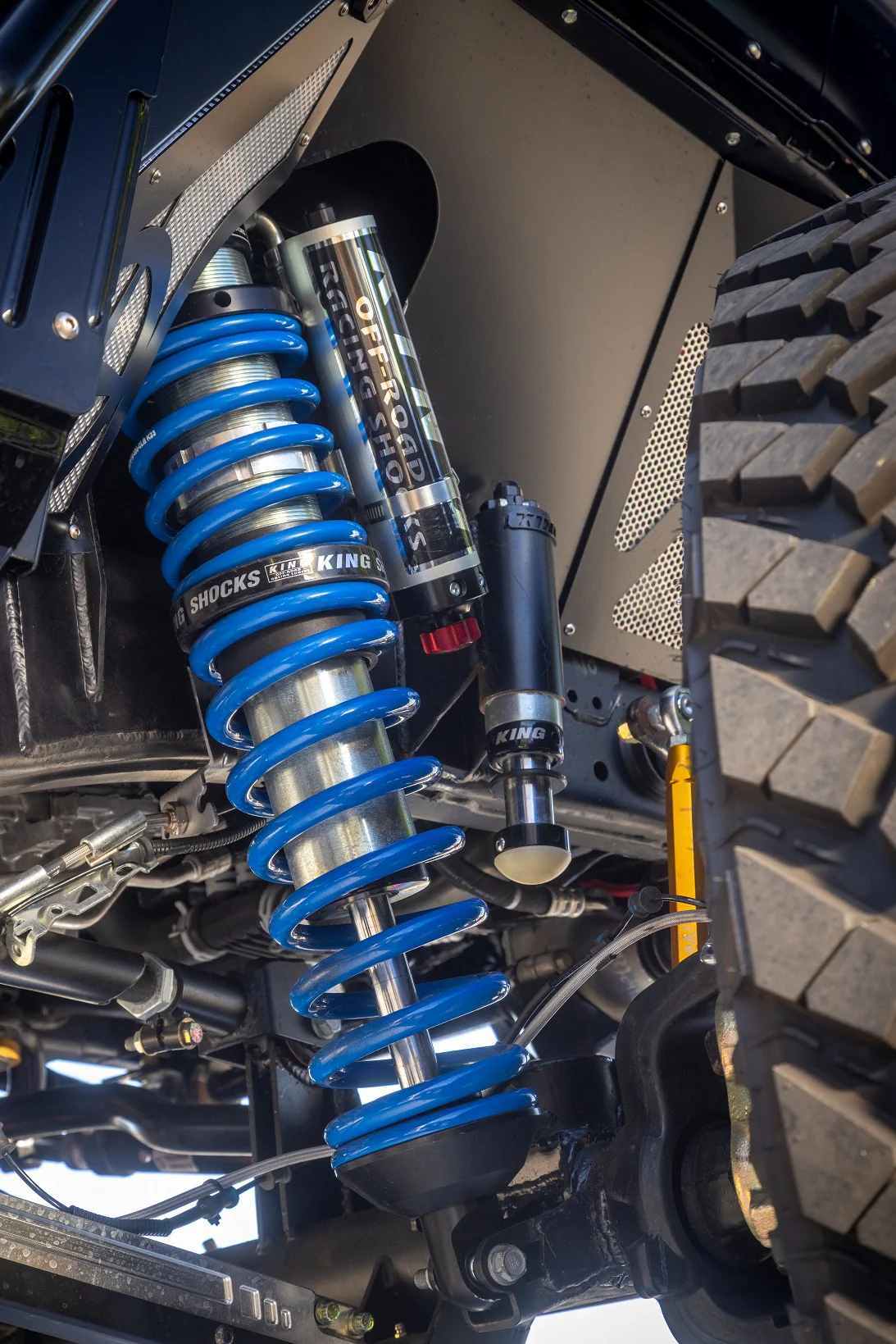 14" Inch Travel EVO SPEC KING FRONT FABRICATION Shock Tower 2.5" or 3.0" COILOVER BLACK FOR JL/JT WRANGLER & GLADIATOR - Image 5
