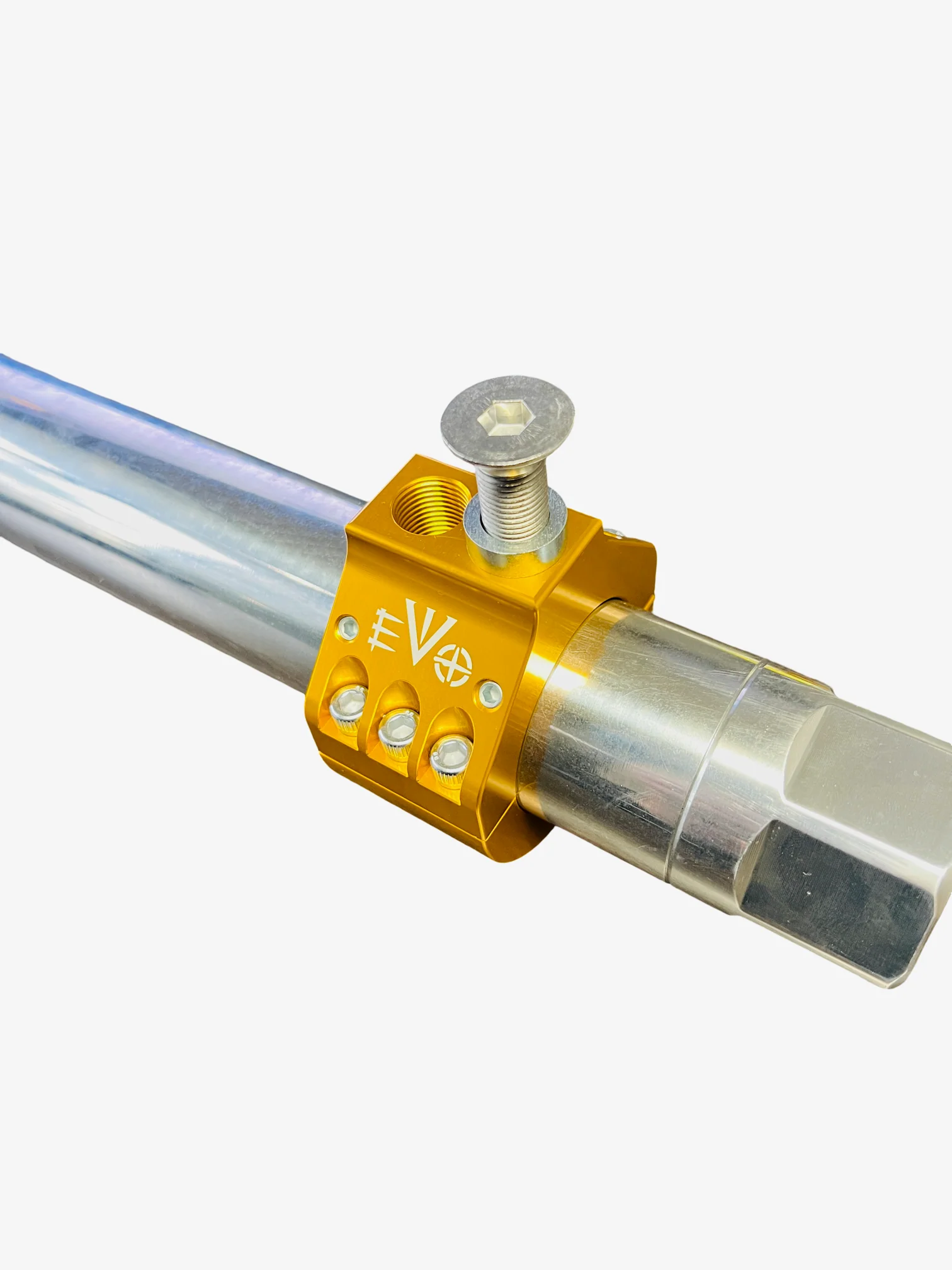 2" Tie Rod Clamp, Stabilizer or Ram Gold Anodize - Image 4