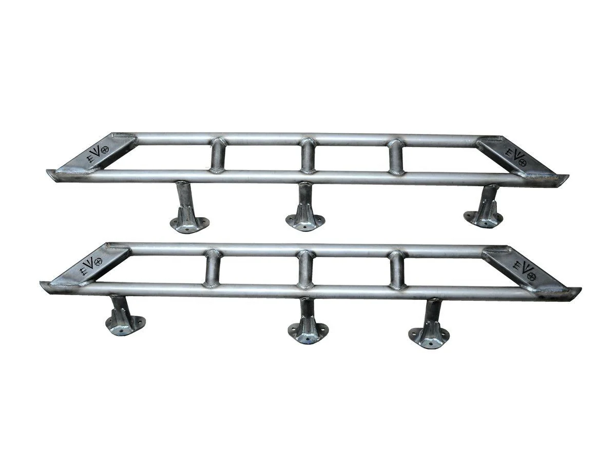4 DOOR ROCK SLIDERS (RAW) FOR JK Wrangler