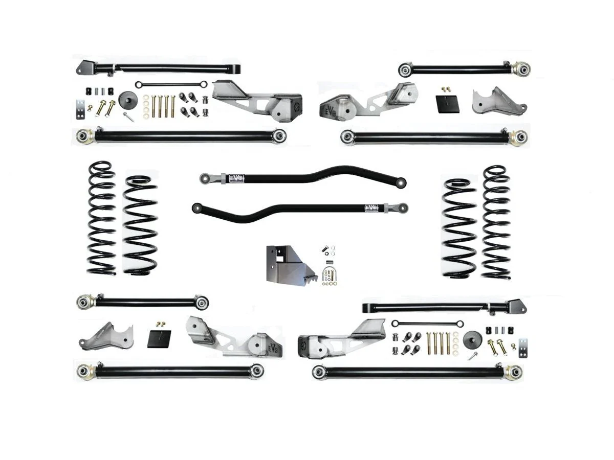 3.5 INCH LIFT GAS HIGH CLEARANCE LONG ARM JEEP WRANGLER JLU SUSPENSION SYSTEM (4 DOOR ONLY) - Image 3