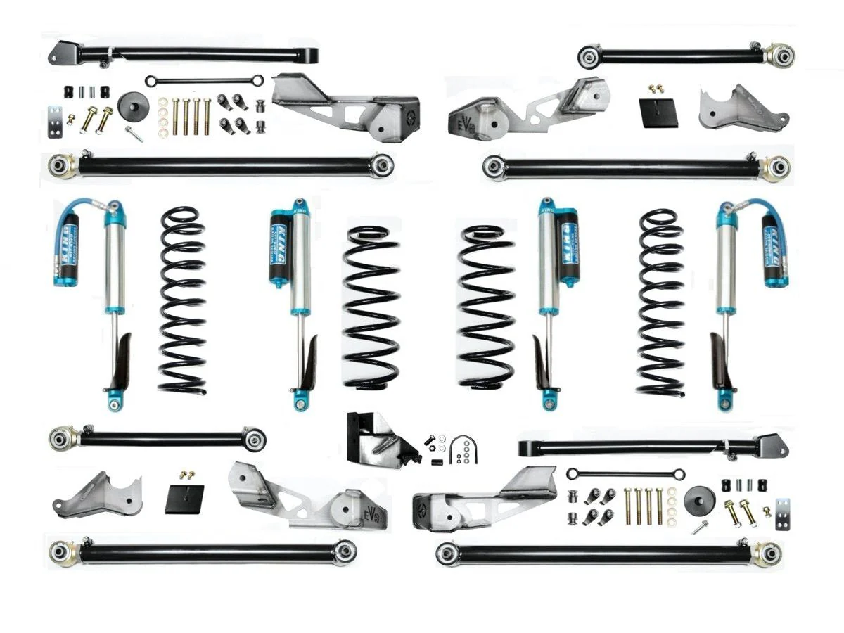 3.5 INCH LIFT GAS HIGH CLEARANCE LONG ARM JEEP WRANGLER JLU SUSPENSION SYSTEM (4 DOOR ONLY) - Image 6