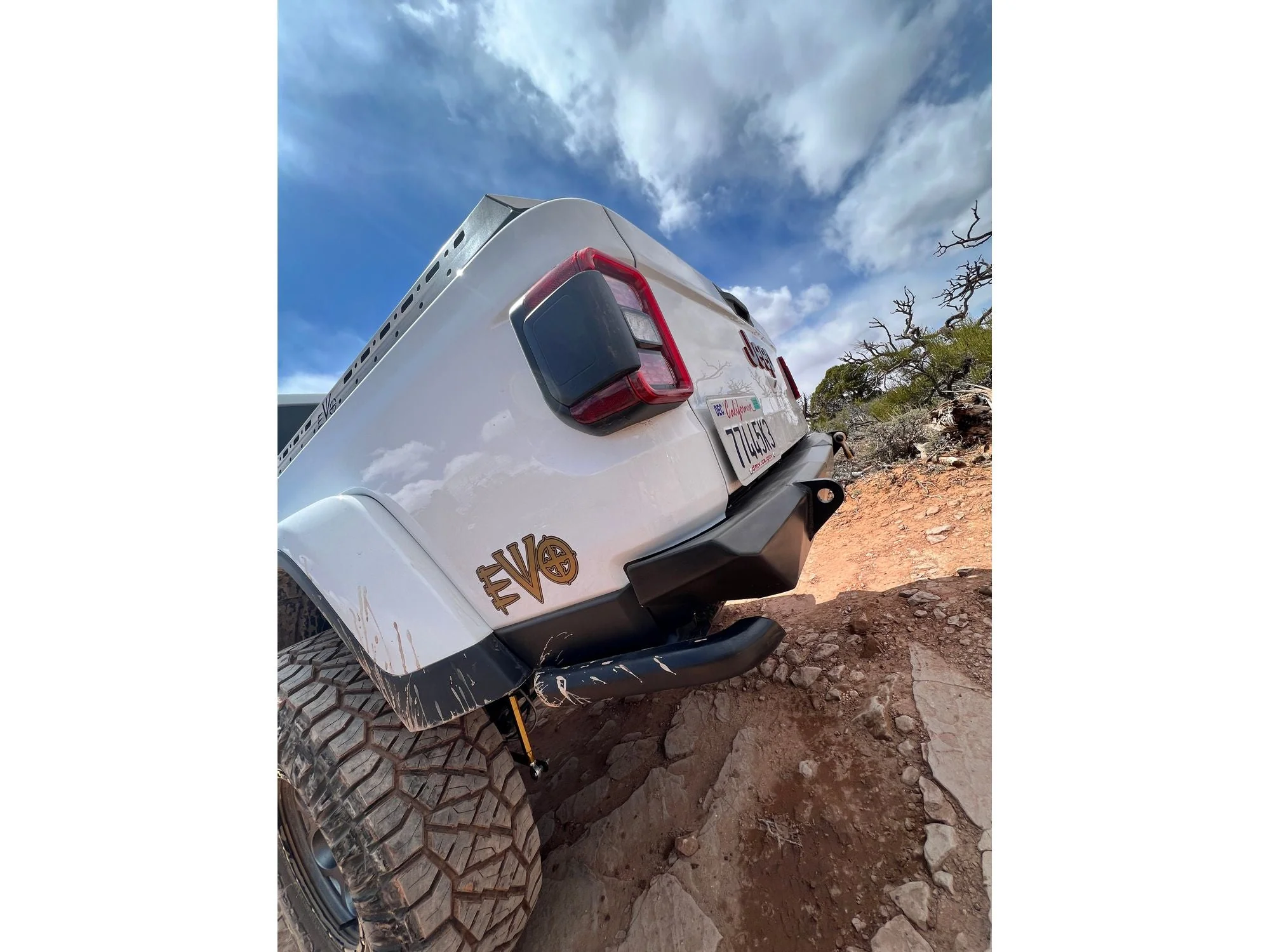 Jeep Gladiator Rear High N Tight Rear Bumper. High Clearance Gladiator Bumper - Image 3