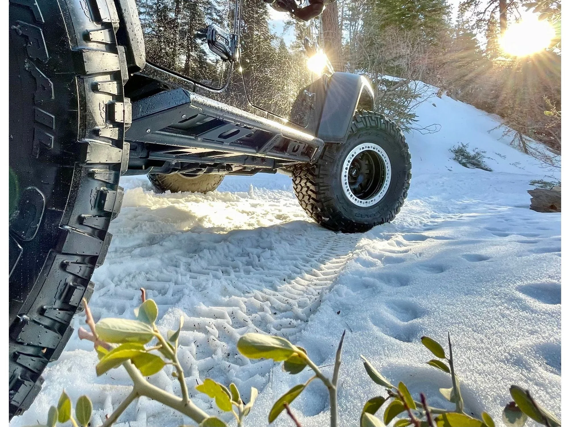 Jeep Wrangler Unlimited JLU KSPEC Rock Sliders - Image 4