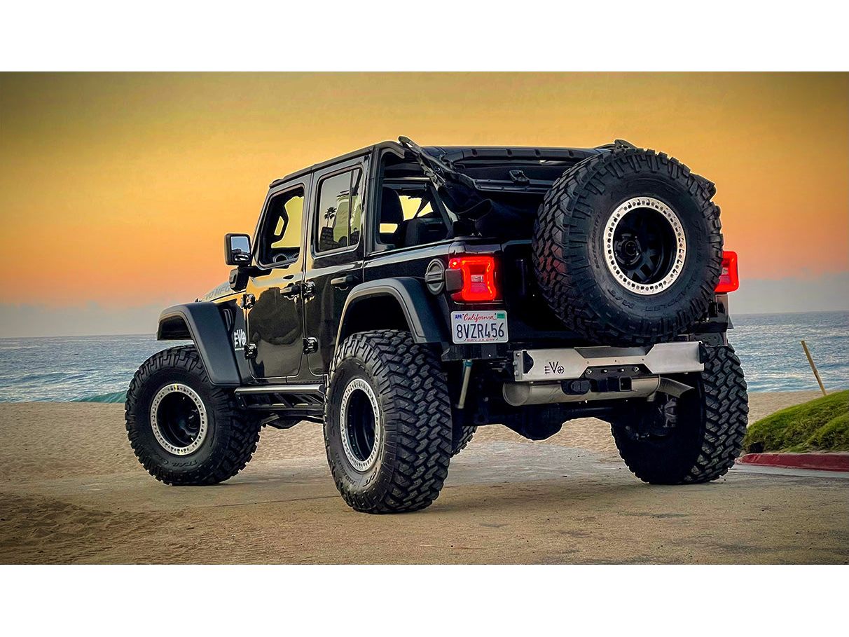 Jeep Wrangler Unlimited JLU KSPEC Rock Sliders - Image 6