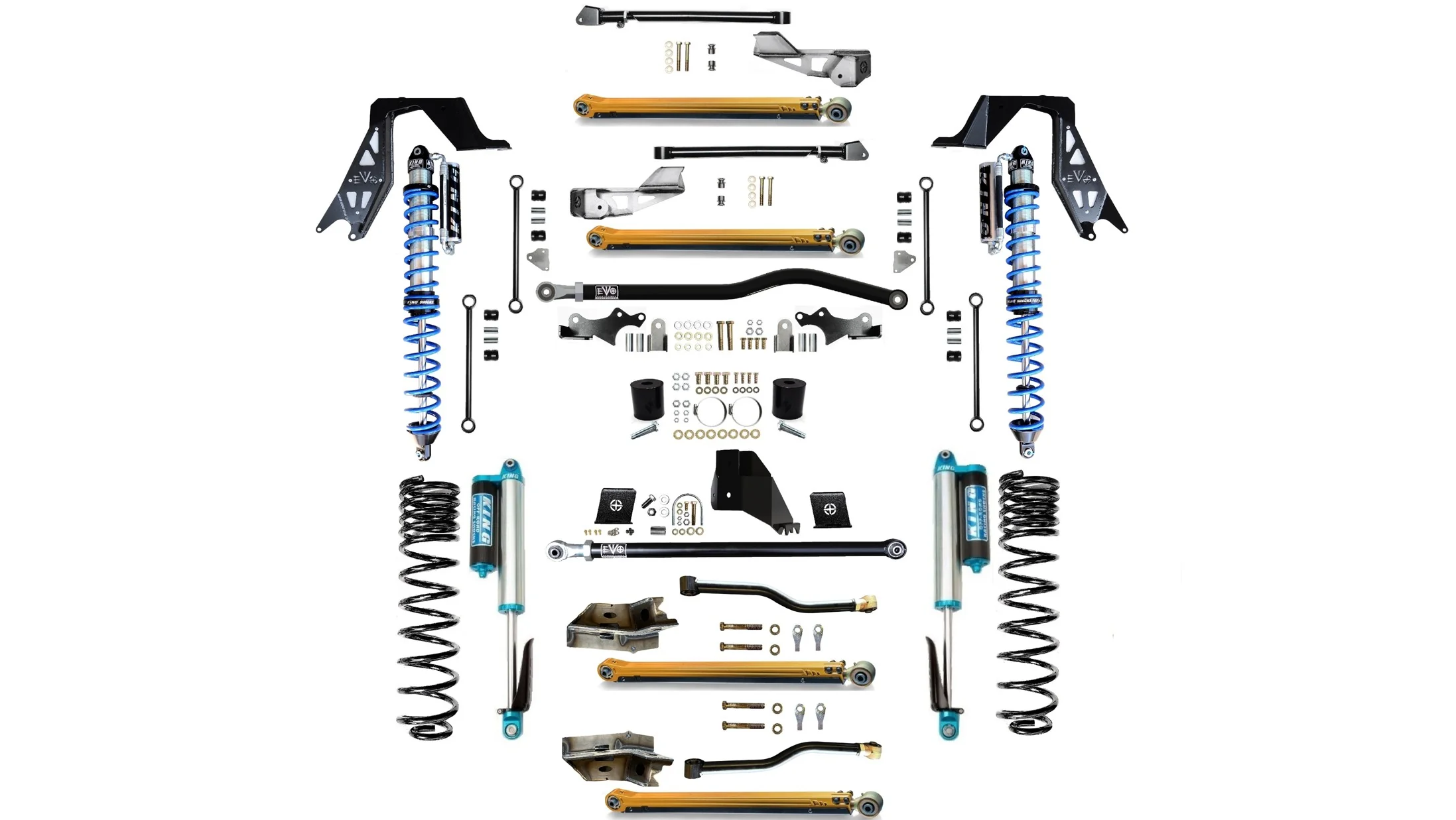 JT (Diesel) 4.5 or 6.5 INCH LIFT KING FUSION SUSPENSION LONG ARM LIFT KIT JEEP GLADIATOR - Image 5