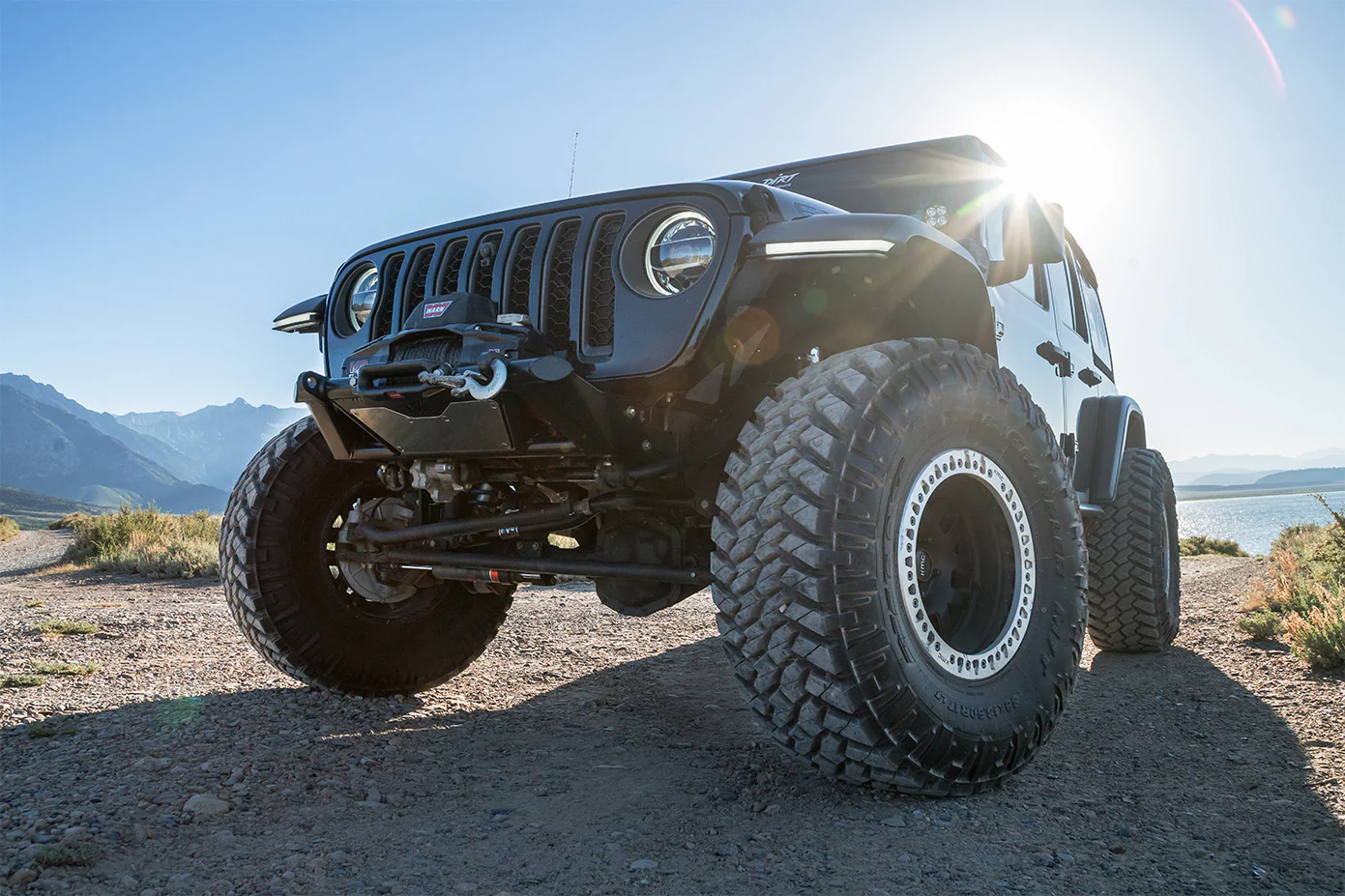 KSPEC Pre Runner Front Winch Tube Bumper JK JL JT - Image 10