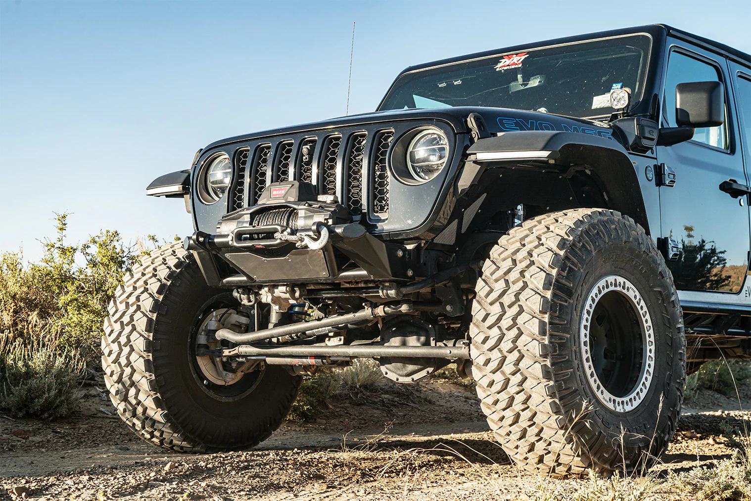 KSPEC Pre Runner Front Winch Tube Bumper JK JL JT - Image 11
