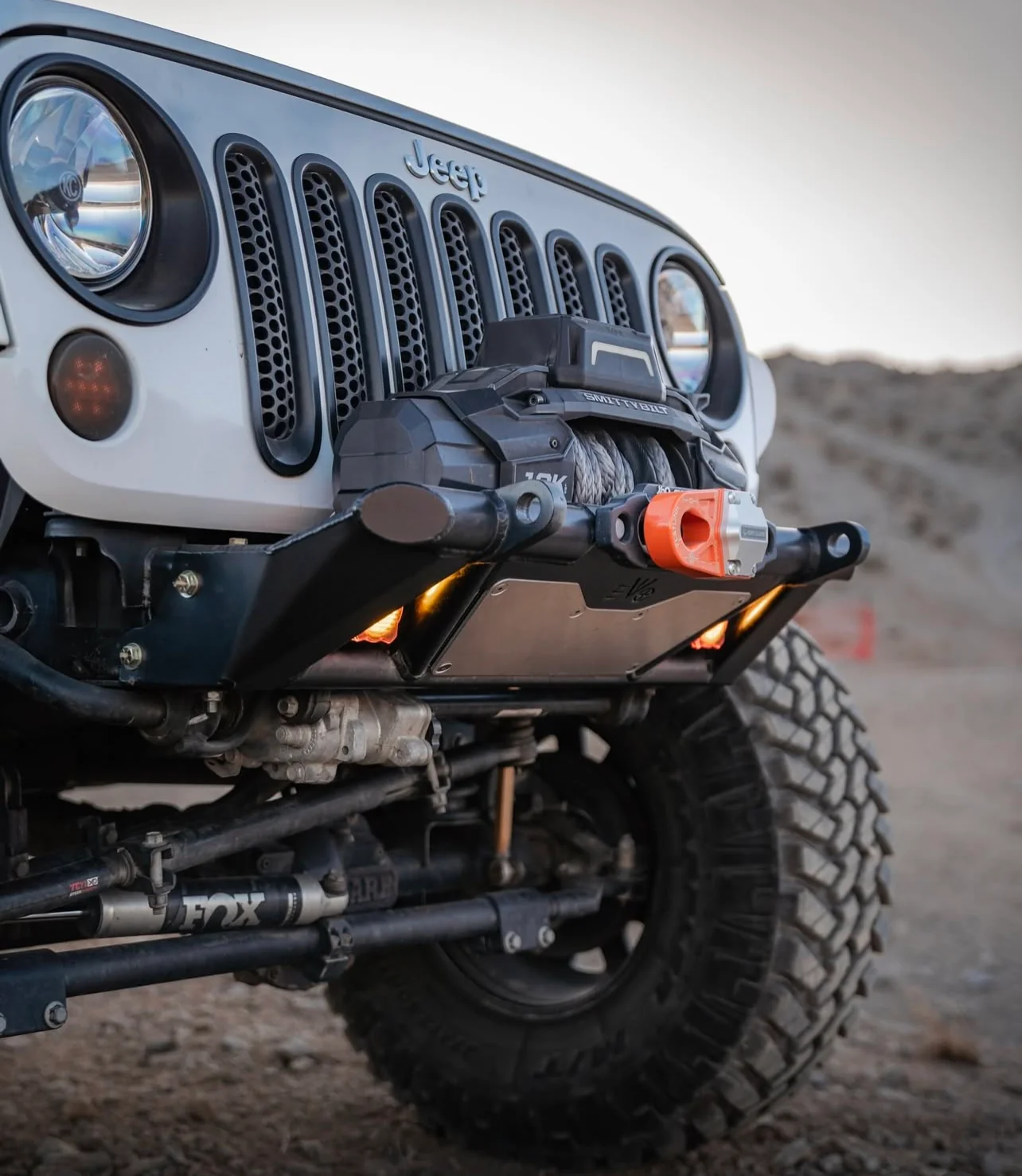 KSPEC Pre Runner Front Winch Tube Bumper JK JL JT - Image 27