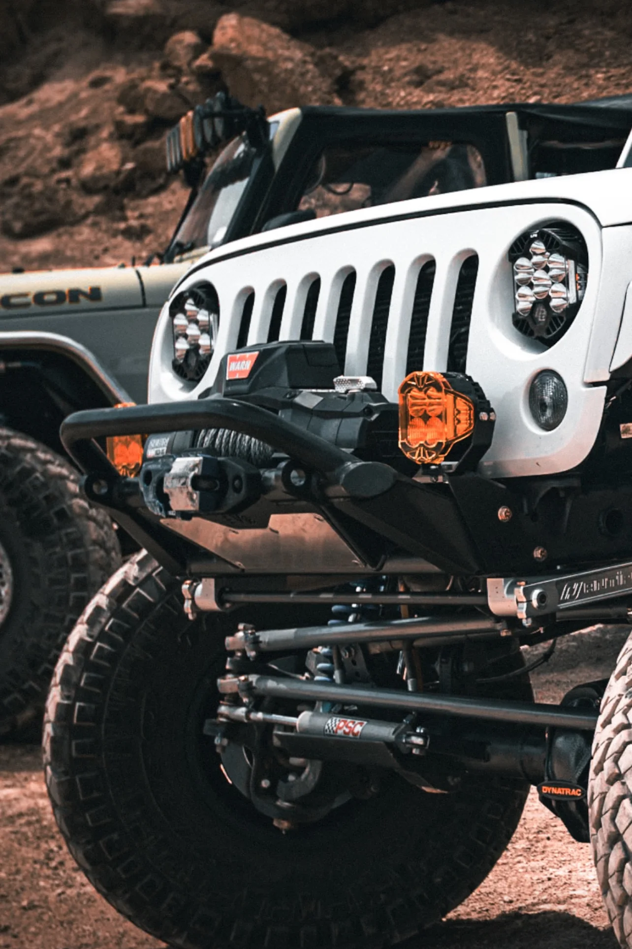 KSPEC Pre Runner Front Winch Tube Bumper JK JL JT - Image 29