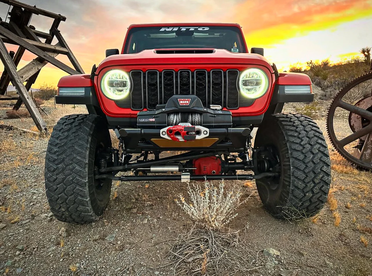 KSPEC Pre Runner Front Winch Tube Bumper JK JL JT - Image 7